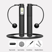 Vente en gros de cordes à sauter lestées avec cordon sans fil, cordes à sauter intelligentes avec cardio fitness