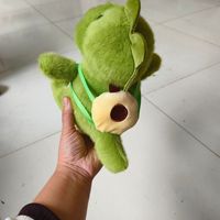 Nouvelle Peluche Dinosaure HongRuiKe 8 Pouces, Jouet en Peluche Dragon Vert Mignon pour Machine à Pinces, Cadeau Unisexe 14+ Années, Fête, Polyester PP