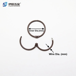 Anelli Colorati EWANG per Raccoglitori, Anelli Metallici per Fogli Mobili e Carte Indice - Product Image 3
