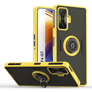 Pour Xiaomi <span class=keywords><strong>Poco</strong></span> F4 Gt coque de téléphone rigide PC couverture arrière support d'anneau de doigt pour Redmi K50 Gaming 6.67 pouces coque antichoc - Product Image 1
