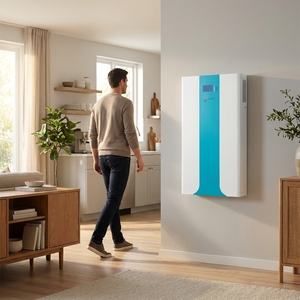 Home Energy Storage Solar Power Split Wall Battery 48V 102Ah 10kWh-16kWh CAN Lithium <b>Iron</b> Phosphate Stackable Hybrid 8000 Cycles - Product Image 6