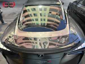 Alerones Delanteros, Canards para Puertas, Decoración de Fibra de Carbono Seca para Lexus LC500 LC500H, Alerón Trasero - Product Image 6