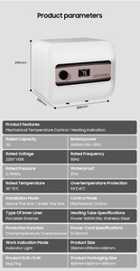 <span class=keywords><strong>Chauffe</strong></span>-<span class=keywords><strong>eau</strong></span> électrique intelligent sans réservoir pour camping-car et voiture, mini <span class=keywords><strong>chauffe</strong></span>-<span class=keywords><strong>eau</strong></span> de <span class=keywords><strong>15</strong></span> <span class=keywords><strong>litres</strong></span> - Product Image 2