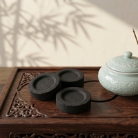 Charbon de bois rond noir pour chicha, fabriqué à la machine, allumage instantané, sans fumée, haute teneur en carbone, faible teneur en cendres, sans étincelles, pour encens et chicha