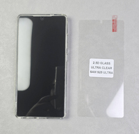 NOUVEAU pour S24 S23 Verre trempé 0,33 mm 9H 2,5D avec colle intégrale Protection d'écran