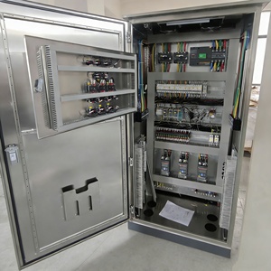 Armadio di controllo PLC per automazione industriale, set completo programmabile con avviatore graduale wireless in acciaio inossidabile per climatizzazione centralizzata - Product Image 1