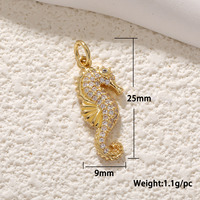 Collier en pierre naturelle de style punk plaqué or, couleur cuivre, avec ornements suspendus en forme d'ailes d'ange, d'oiseau et d'hippocampe, DIY Oro 14