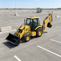 Wheel Loader Backhoe 4x4 Diesel Backhoe Loader untuk Konstruksi dan Perawatan Kota