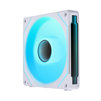 Ventilateur de refroidissement PC à roulement à billes ARGB RGB blanc 200x200x60mm pour radiateur de refroidissement liquide, boîtier d'ordinateur avec dissipateur thermique en plastique