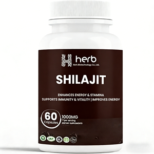 Capsules de Shilajit de qualité supérieure, marque privée OEM, pour adultes - avec Ashwagandha, Ginseng et Acide Fulvique, soutien immunitaire et gestion de l'énergie - Product Image 1