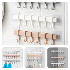 Paniers d'entrée de <span class=keywords><strong>crochet</strong></span> d'angle de conception simple et support de briques pour crochets de salle de bain de manteau de chapeau et parapluie pour le stockage de vêtements à la maison - Product Image 2