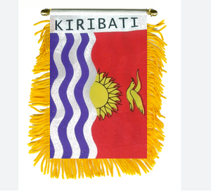 <span class=keywords><strong>Bandera</strong></span> colgante <span class=keywords><strong>de</strong></span> <span class=keywords><strong>Kiribati</strong></span> con ventosa Mini pancarta <span class=keywords><strong>de</strong></span> doble cara - Product Image 1