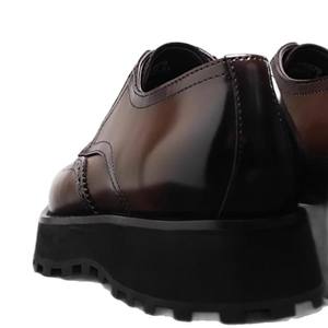 Zapatos de Vestir Formales de Negocios para Hombre, de Lujo, con Punta Cuadrada, que Aumentan la Estatura, de Cuero Otoñal, de Alta Calidad, Hechos a Mano, de Piel de Vaca, Casuales - Product Image 3