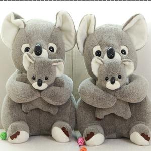 Gran oferta Unisex, Animal de peluche gris personalizado, <span class=keywords><strong>Koala</strong></span>, juguetes de peluche, lindo <span class=keywords><strong>Koala</strong></span> de peluche, mamá <span class=keywords><strong>y</strong></span> bebé, animales de peluche para niños, regalos - Product Image 1