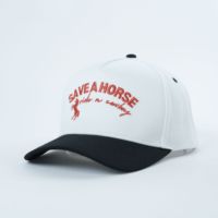 Premium katoenen stof Dobby Dot luipaardprint op maat geborduurde 5-delige baseballcap voor unisex volwassenen