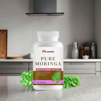 Kapsul Moringa Organik Alami Kemurnian Tinggi Grosir OEM untuk Dewasa - Kemasan Khusus & Suplemen Herbal Bersertifikat GMP