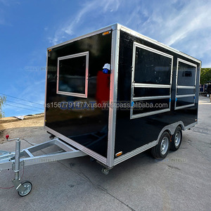 Carreta de Comida Móvil, Remolque de Comida Completamente Equipado, Tipo Camper con Cocina Deslizable, Ideal para Venta de Snacks y Hot Dogs - Product Image 6