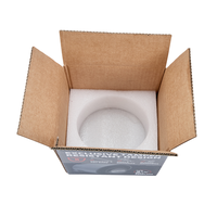 Boîte en carton kraft pliable personnalisée avec logo, best-seller, pour l'emballage de produits électroniques, avec insert en mousse