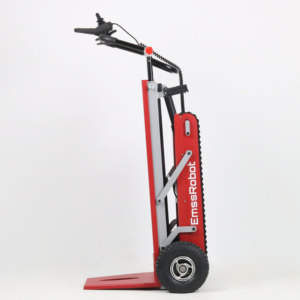 รถเข็นไฟฟ้า EmssRobot <span class=keywords><strong>Starker</strong></span> แบบพับได้สำหรับงานหนัก ขึ้นบันไดได้ พกพาสะดวก รับน้ำหนักได้ 250 กก. ใช้ในคลังสินค้า ยกของ ขนย้าย พร้อมอุปกรณ์ไฟฟ้า - Product Image 1