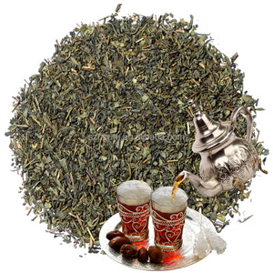 Thé vert Chunmee biologique de haute qualité 8147 en vrac, feuilles entières, provenant de l'usine de Shengzhou, prix avantageux - Product Image 1