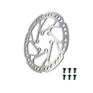 Rotores de freno de disco de <span class=keywords><strong>bicicleta</strong></span>, 140mm, línea central de disco de freno de <span class=keywords><strong>bicicleta</strong></span> de <span class=keywords><strong>ciclocross</strong></span> para piezas de scooter eléctrico KUGOO G2 PRO - Product Image 2