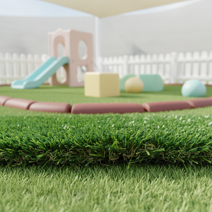 Césped Artificial de Plástico PE PP de 35 mm, Resistente, Ecológico, Impermeable, Ignífugo, para Interiores/Exteriores, Césped Sintético para Paisajismo - Product Image 1