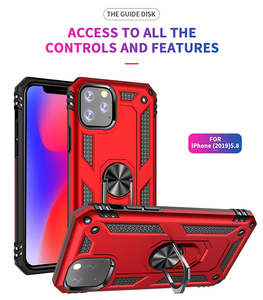 Per il <span class=keywords><strong>iPhone</strong></span> 11 Pro Max 360 anello rotante in metallo cavalletto magnete auto TPU PC armatura cassa del telefono del respingente per il <span class=keywords><strong>iPhone</strong></span> 12 13 Mini Pro Max - Product Image 4