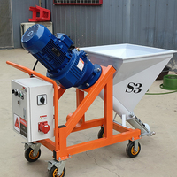Machine de pulvérisation de revêtement ignifuge pour structures en acier, mortier anti-fissuration multifonctionnel, peinture à la pierre véritable, mastic