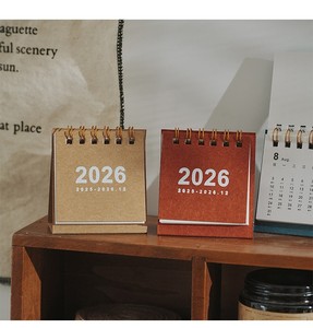 Mini <span class=keywords><strong>calendrier</strong></span> <span class=keywords><strong>de</strong></span> bureau 2026, <span class=keywords><strong>calendrier</strong></span> en spirale pour le bureau - Product Image 5