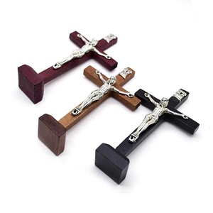 6*10.5cm bằng gỗ thủ công St. Saint Benedict đứng chéo <span class=keywords><strong>crucifix</strong></span> Tôn Giáo Công Giáo Quà Tặng thủ công - Product Image 2