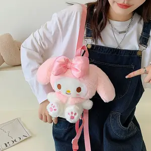 Kawaii KT tarçın dikiş benim melodi Melody mi peluş oyuncaklar çocuklar için doğum günü hediyesi karikatür dolması bebek sırt çantası