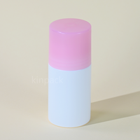 Bouteilles en plastique personnalisées, design de haute qualité, rechargeables, plates, portables, bouteille à bille en plastique, bouteille à bille pour déodorant