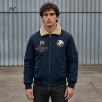 Blouson bomber en polyester pour homme, imperméable et réversible, service OEM, vente en gros de blousons