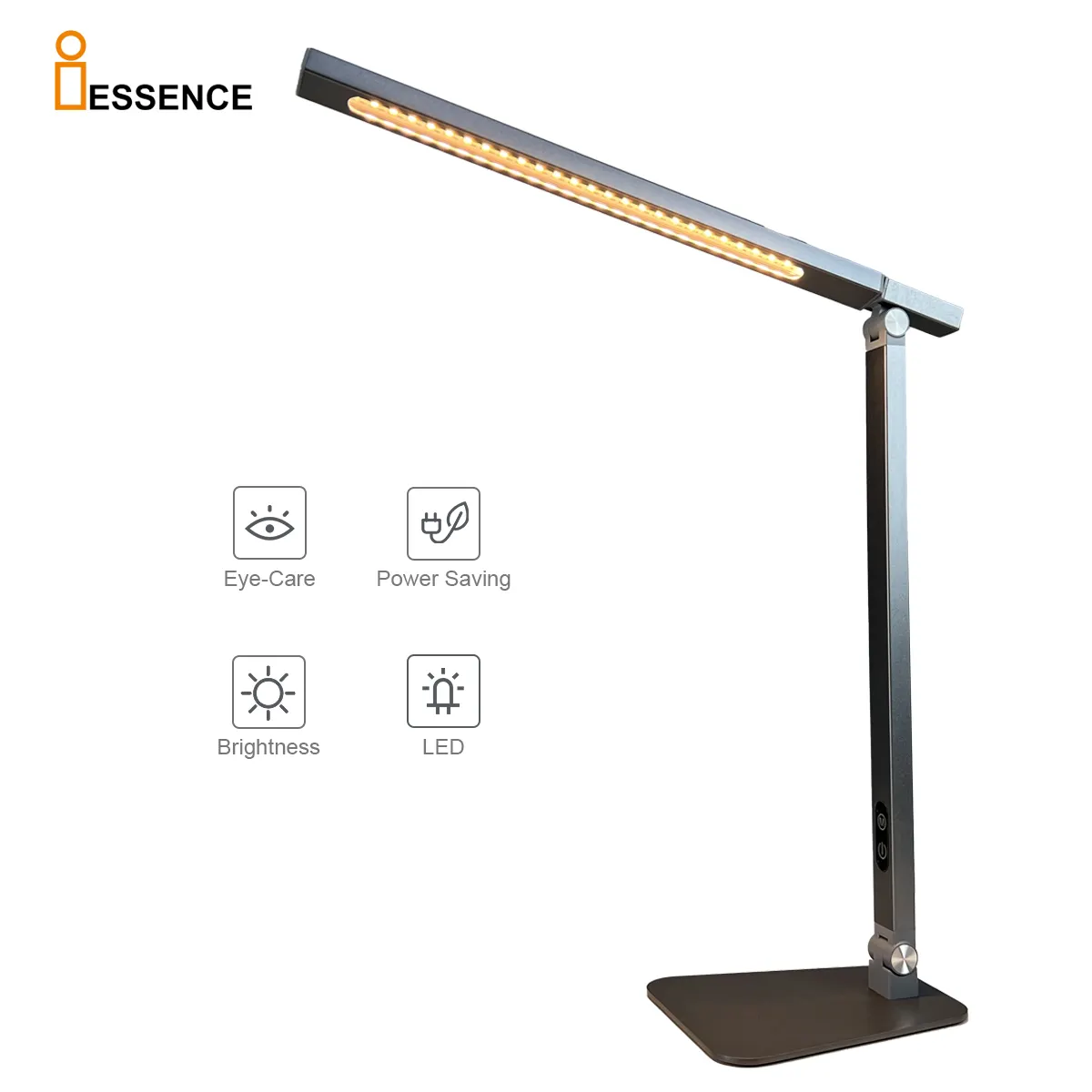 Good Selling Multifunctional Desk Modern Table Lamp 5 Color Temperature Led Reading Light desk Lamp With usb Charging