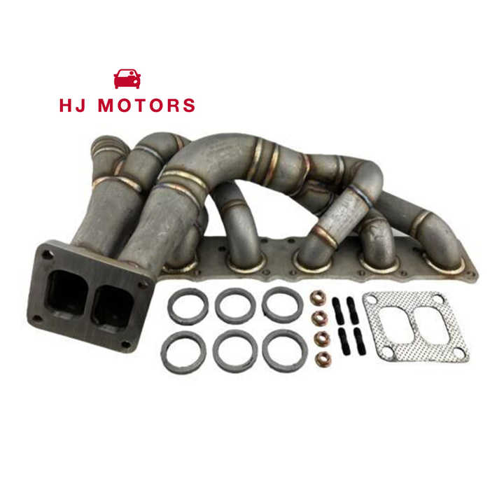 T4 Top Mount Twin Scroll Single Turbo Exhaust Manifold For BMW N54 135i
