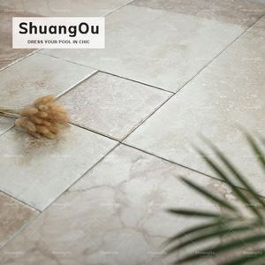 Carreaux de pavage en pierre naturelle polie Marbre Grande Dalle Carreaux de sol intérieur en pierre <span class=keywords><strong>calcaire</strong></span> grise Carreaux de pavage en pierre blanche - Product Image 6