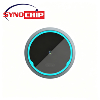 Escáner de Código QR 2D Compacto y Redondo AD335, IP54, Integrado, Pantalla de 640*480, Decodificación USB, en Stock, para Kiosco y Torniquete