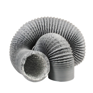 Conducto de ventilación de escape <span class=keywords><strong>flexible</strong></span> de <span class=keywords><strong>tubo</strong></span> de papel de aluminio resistente al fuego de PVC moldeado para tubería de <span class=keywords><strong>chimenea</strong></span> - Product Image 2