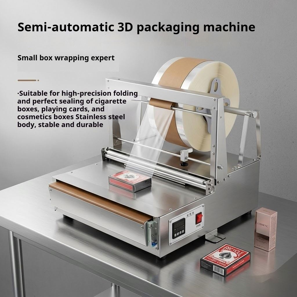 cigarette box wrapping machine Semi Automatic Cigarette Box Wrapping Machine for Sale