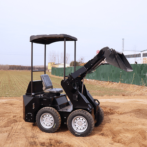 Minicargadora Compacta con Certificación CE, 300-400 kg, Eléctrica, con Orugas, Motor Hidráulico, Accesorios Frontales, Alta Eficiencia, Gratis - Product Image 3