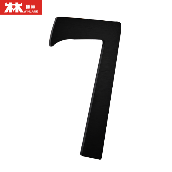 120 мм алюминиевый Высококачественный знак с буквами номер 7