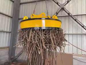 Electroimán de control de Rueda Magnética con chip de acero de elevación, imán de CC de excavadora de elevación, mandril de elevación - Product Image 5