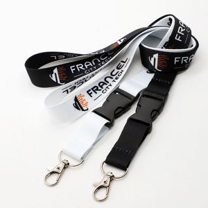 Custom Double-sided Printed <b>Lanyard</b> for Francel City Tech Detachable Buckle ID Badge <b>Lanyard</b> for Tech Company - Product Image 1