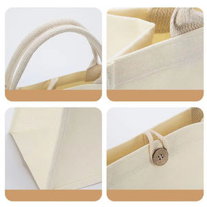 Individuell Bedruckte 3D-Leinwand Robuste Tragetasche mit Seilgriff und Reißverschluss für Stilvolle Damen beim Einkaufen - Product Image 2