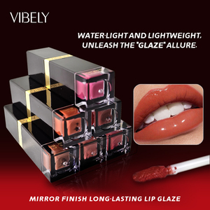 Venta al por mayor de tinte de labios brillante lápiz labial labios más regordete hidratante vegano crueldad libre agua suave luz espejo brillo de labios - Product Image 2
