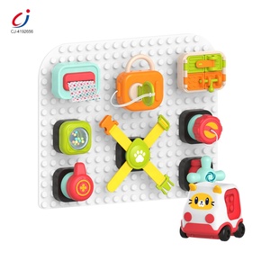 Chengji gros jouets éducatifs précoces enfant en bas âge occupé conseil jouet multifonctionnel bloc de construction montessori <span class=keywords><strong>busyboard</strong></span> - Product Image 1