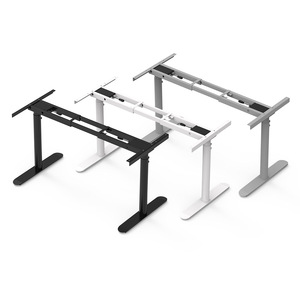 Electric <b>Height</b> <b>Adjustable</b> Desk Dual Motor Metal <b>Legs</b> Powder Coated For Home Office Gaming Use - Product Image 3
