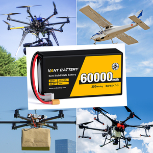 VANT 반고체 배터리 6S-24S 60000mAh 60Ah 10C 350Wh/kg, eVTOL/고정익 UAV/멀티로터 드론용 FPV 드론 배터리 - Product Image 5