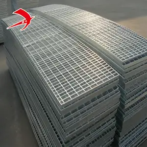 Fabricación de China Suministro directo Rejilla de drenaje de entrada de acero resistente Rejilla de acero personalizada