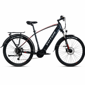 Schwarzes 27,5-Zoll-Elektrofahrrad für C1820-Reifen, Aluminium-Doppelwandfelgen, 9-Gang Altus Schaltgruppe, <span class=keywords><strong>Vinka</strong></span> E20 Hinterradnabenmotor, Urban - Product Image 1